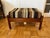 Mid 20th Century Dux Mid-Century Sweden Teak Striped Upholstery Lounge Chair and an Ottoman For Sale - Image 10 of 11