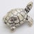 Vintage Italian Genuine Silver 800 Sea Turtle Dollhouse Miniature by Arezzo Tuscany Silversmiths, 1980s For Sale - Image 4 of 12