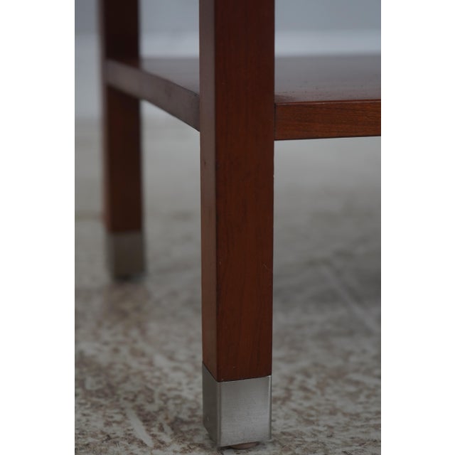 Stickley Cherry 4 Tier Open End Table For Sale - Image 9 of 12