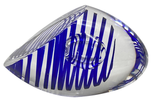 Glass Art Object / Paperweight from Studio Åhus, Sweden, 1991