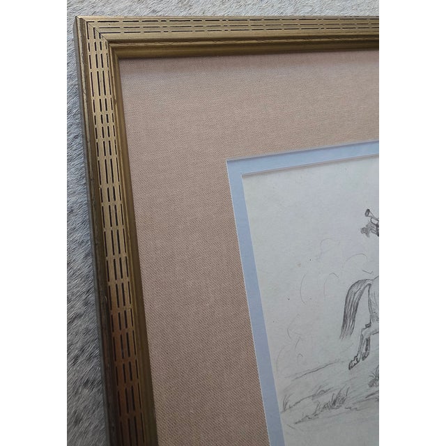 Mid 19th Century Mid 19th Century Framed Lithograph For Sale - Image 5 of 8