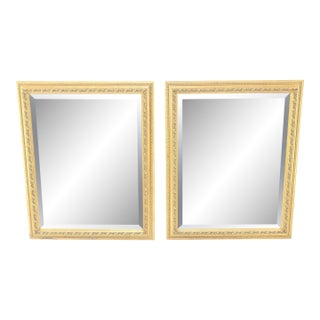Pair of 35x43 Rectangle gold Gilt Frames Wall Mirrors Mint For Sale