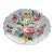 Italian Hand Painted Floral Platter For Sale