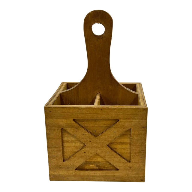 Farmhouse / French Country Style Utensil Holder For Sale