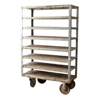 Vintage Industrial Shelving For Sale