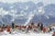 Lounging In Verbier 1964 by Slim Aarons Slim Aarons Limited Estate Edition Holidaymakers in sun loungers on the slopes at...