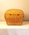 Decorative Anglo-Indian Inspired Style Bamboo Rattan Blanket Hamper | Large Chinoiserie Keepsake Chest | Vintage Lidded Storage For Sale - Image 4 of 16