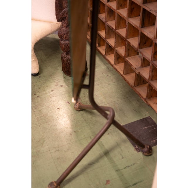 Wood Large Psyche Mirror from Maison Siegel, 1940 For Sale - Image 7 of 9