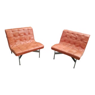 1950s Vintage William Katavolos Ross Littell & Douglas Kelley "New York" Lounge Chairs- A Pair For Sale