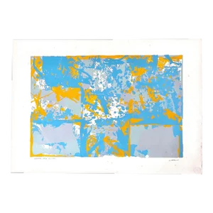 "Magnetic Lands" Silkscreen AP#17 by Walter Darby Bannard, 1979