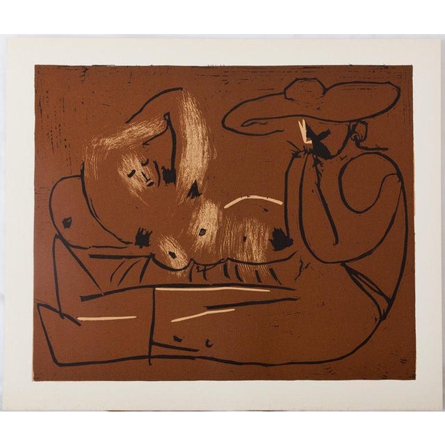 Pablo Picasso, Nu couché et musicien au chapeau, Nude, Etching For Sale - Image 5 of 5