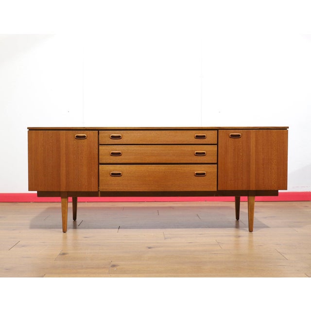 Mid Century Modern Vintage Teak Credenza Sideboard by Nathan Danish Style For Sale - Image 15 of 15