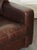 Vintage Brown Leather Two to Three Seater Sofa For Sale - Image 5 of 16