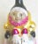 Christopher Radko Xmas Ornament -"Roly Poly". a 1990's blown glass item of an acrobatic figure perched on a large ball....