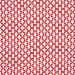 Sample - Schumacher Beehive Fabric in Valentine For Sale