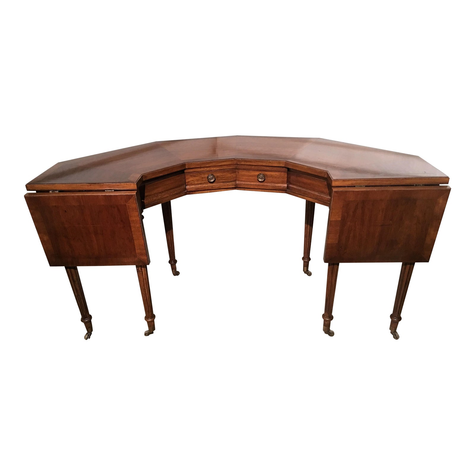 Vintage Thomasville DropLeaf "Horseshoe" Desk Chairish