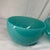 Large Tiffany Blue Opaline French Style Lidded Apple Vessel For Sale In Chicago - Image 6 of 8