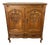 Vintage French Louis XIV Oak Sideboard with Carved Cupboard For Sale