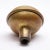 Antique Swirl Brass Door Knob For Sale - Image 4 of 4