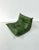Forest Green Togo Lounge Chair in Forest Green Leather by Michel Ducaroy for Ligne Roset For Sale - Image 8 of 13