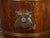 Victorian English Victorian 19th Century Oval Barrel with Coat of Arms and Brass Braces For Sale - Image 3 of 12