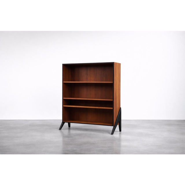 Mid-Century Scandinavian Modern Teak Bookcase, 1960s For Sale - Image 6 of 18