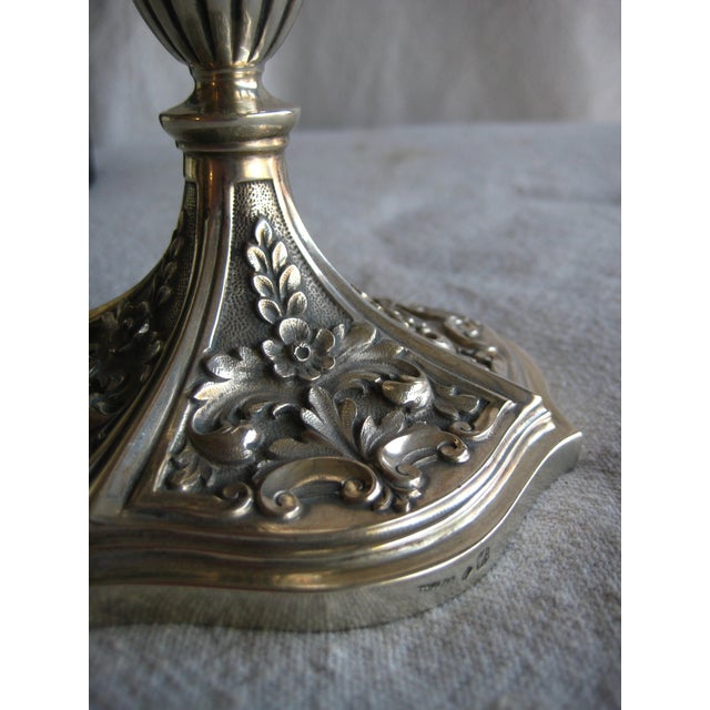 Silver Portuguese Silver Chalice in Box 19 Century For Sale - Image 8 of 14