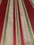 English 20 Yards of Stripe Moire Green, Red, and Cream. For Sale - Image 3 of 6
