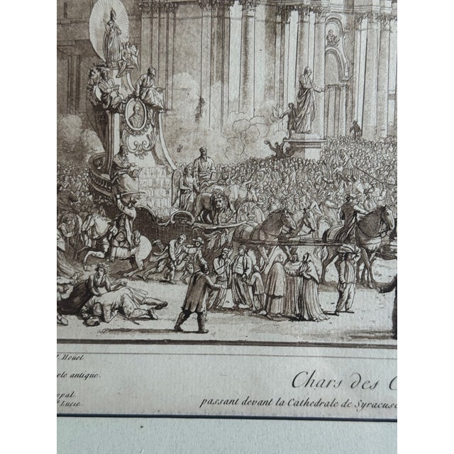 18th Century 18th-Century French Etching — Papal Civic Ceremony, Rome (1777) For Sale - Image 5 of 9