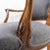 Louis XV Style Lounge Chair in Mouse Grey Felt Fabric For Sale - Image 4 of 15