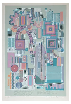 Eduardo Paolozzi Nettleton, Calcium Light Night, 1977