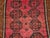 Vintage Afghan Bokhara Area Rug, Hand-Knotted Wool, Allover Geometric Pattern, Plum & Burgundy, 4x5 For Sale - Image 14 of 17