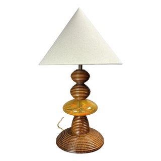 Mid-Century Modern Adjustable Table Lamp with Glass Sphere, 1970s For Sale