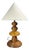 Mid-Century Modern Adjustable Table Lamp with Glass Sphere, 1970s For Sale