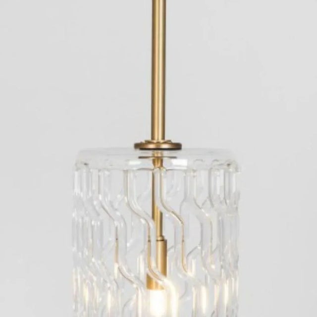 Diane Brass Pendant Light by Schwung For Sale - Image 4 of 6