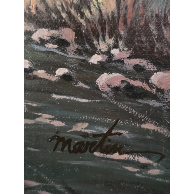 Late 20th Century Dutch Landscape Painting For Sale - Image 9 of 9
