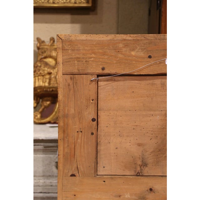 19th Century French Black Forest Carved Walnut Hunt Scene Wall Panel For Sale - Image 10 of 11