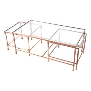 1930s Cocktail Nesting Tables - Set of 3 For Sale
