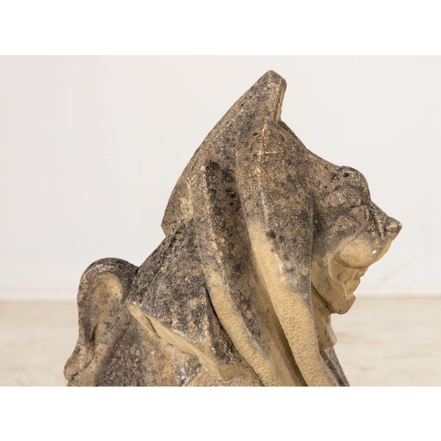 Pair Art Deco Concrete Lions Garden Ornaments, England 1930s For Sale - Image 10 of 12