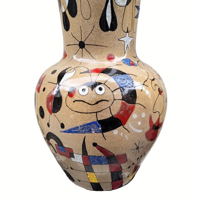“miró” vase, glazed ceramic, signed renata, 1993 – spain material: glazed ceramic artist/designer: signed renata year:...