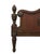 Antique Neoclassical Mahogany Twin Bed Frame With Hand-Painted Classical Medallions & Gilt Decoration For Sale - Image 9 of 10