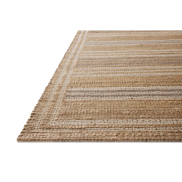 Contemporary Chris Loves Julia x Loloi Judy Natural / Dove 2'-3" x 3'-9" Accent Rug For Sale - Image 3 of 6