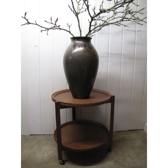 Large German Ceramic Vase from Steuler, 1960s For Sale - Image 6 of 7