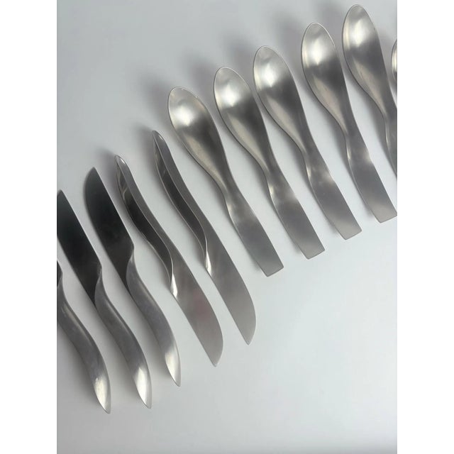Amboss Danube 7000 Cutlery Set by Janos Megyik, 1970s, Set of 20, in Very Good conditions. Designed 1970 to 1979 I have...