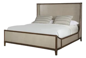 Century Furniture Canvas King Bed, Dove Grey