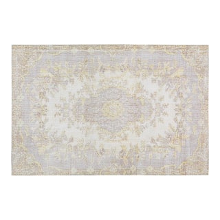 Vintage Turkish Anatolian Hand Knotted Wool Rug, 5'4x8'4" For Sale