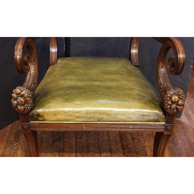Circa 1815 Scottish Regency Period Desk or Library Chair For Sale - Image 12 of 13