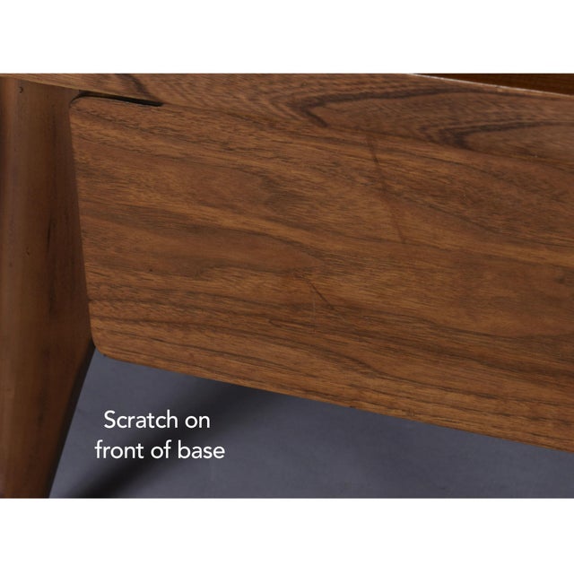 Hoke Wood Products Mid-Century Modern Walnut High Boy Dresser For Sale - Image 14 of 18