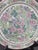 Mid 20th Century Vintage Large Pink Floral Decorative Plate For Sale - Image 5 of 18