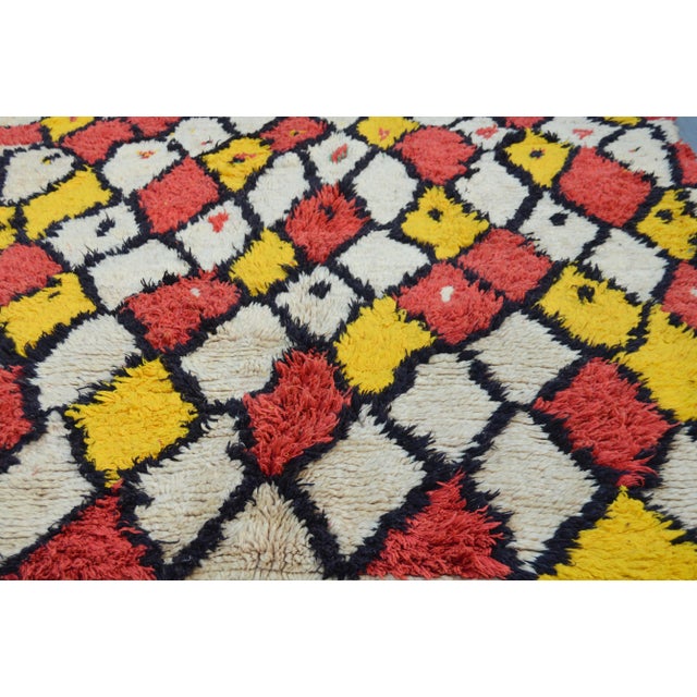 Mid 20th Century Vintage Moroccan Rug - 6'4'' X 10' For Sale - Image 11 of 13